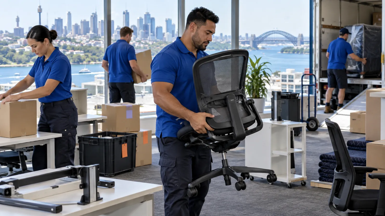 Office removalists Sydney for sequenced business relocation